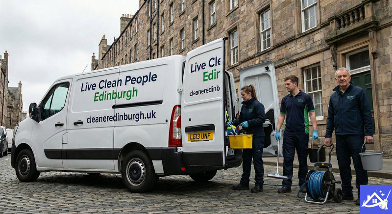 Professional cleaners working near Spylaw Park, Colinton